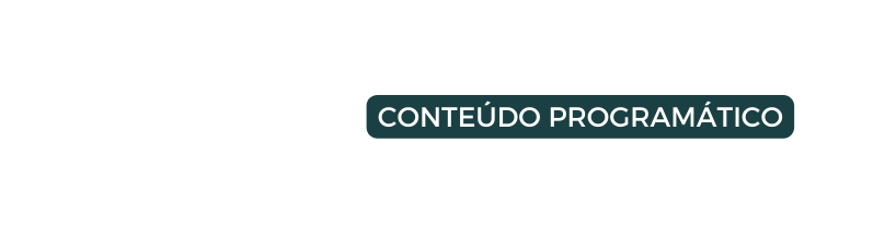 CONTEÚDO PROGRAMÁTICO